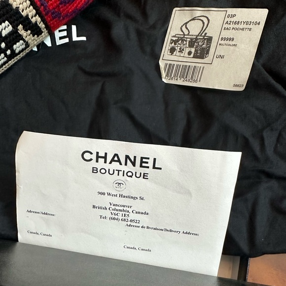 Chanel needlepoint tote - Picture 5 of 6